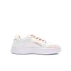 Li Ning Floating Boat Cushioning, Wear Resistant Low top Skateboard Shoes Unisex White Pink AGCS420-6(team669-)