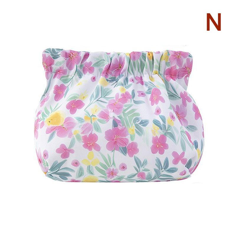 Cosmetics Coin Wire Holder Pouch Bag Portable Earphone Cards Lipsticks Storage Bag Auto Close Organizer Travel Jewelry Bag