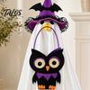 Talos Halloween Ghost Goose Costume, Wizard Hat, Cape, Pumpkin Candy Bag, Outdoor Yard Decoration for Statue or Garden Display