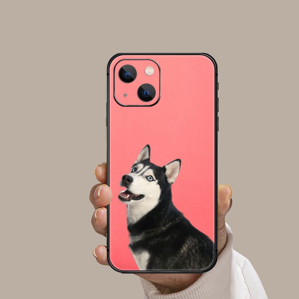 Siberian Husky Cute Dog Phone Case For Iphone Xiaomi Mi Redmi Samsung Galaxy Note S 9 10 11 12 13 22 Pro Max Plus Uitra Black TPU Soft Mini