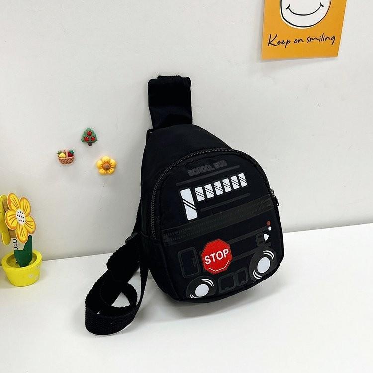 Trendy Car-themed Chest Bag For Toddlers Cool Nylon Crossbody Bag For Boys And Girls