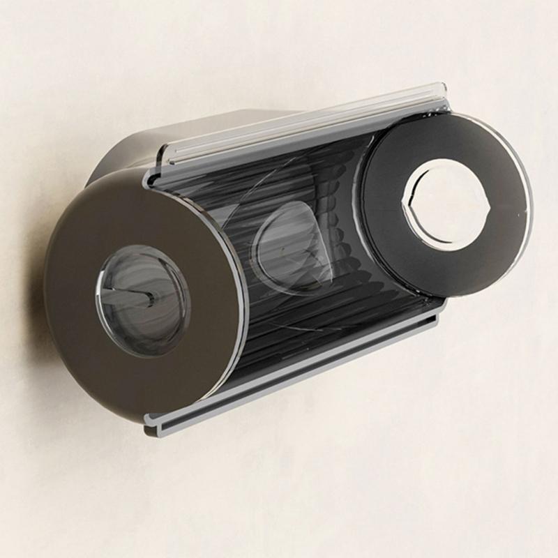 Trash Bag Storage Box Wall Mount Container for Kitchen Bathroom Dispenser Box