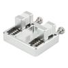 Professional Welding Table Clamp Adjustable Double Clamp for Wire Fixture with Heat Resistant Aluminum Alloy for DIY and Repair