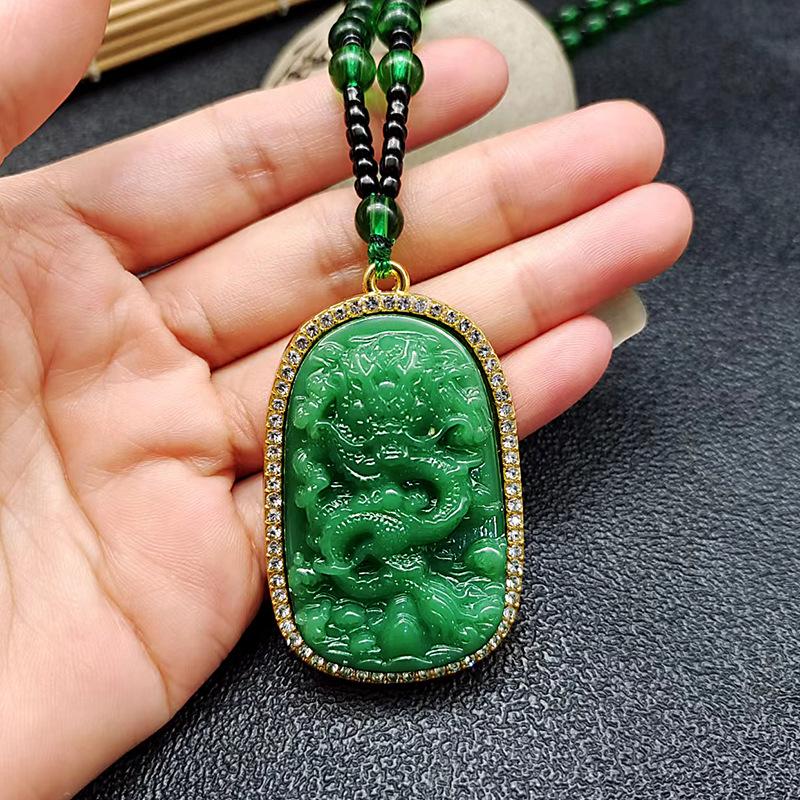 New Guanyin Buddha Necklace Fox Guan Gong Pixiu Chain Women's Autumn and Winter Bianlong Brand