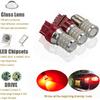 iBrightstar 9-30V Flashing Strobe Blinking Brake Lights 1157 2057 2357 7528 BAY15D LED Bulbs with Projector Replacement for Tail Brake Stop Lights,