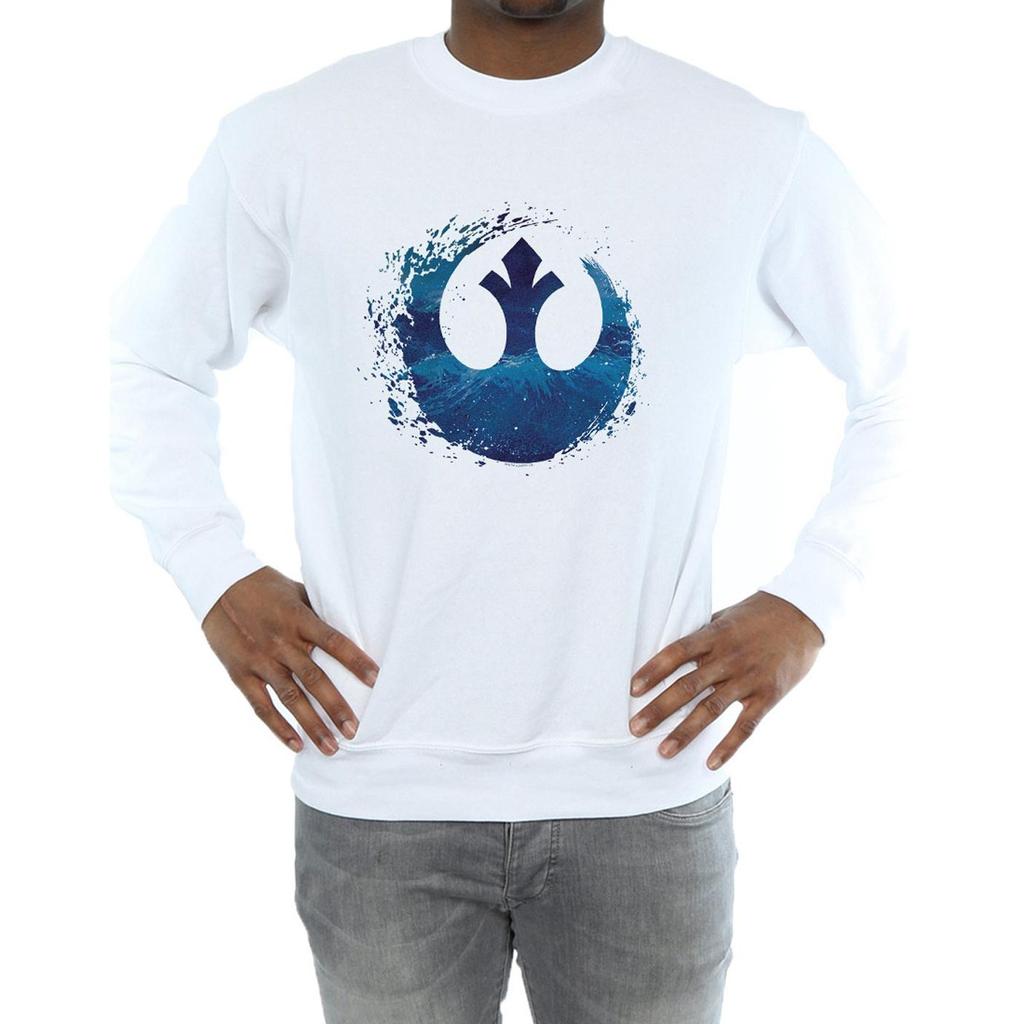 Star Wars: The Rise of Skywalker Mens Star Wars The Rise Of Skywalker Resistance Symbol Wave Sweatshirt