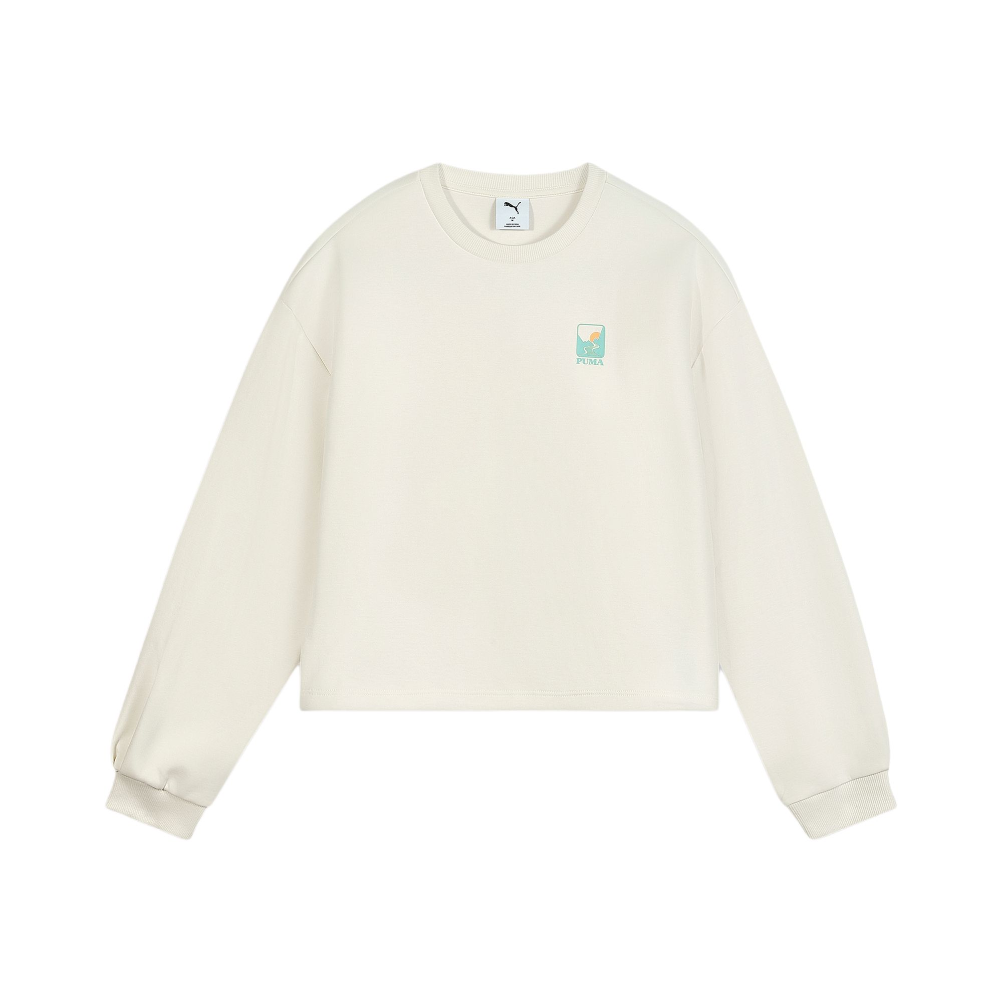 Puma Ess Wardrobe Hc Crew Влагоотводящая спортивная толстовка с длинным рукавом Женская толстовка 633877-87 M