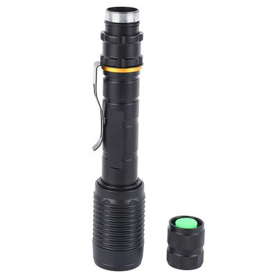 Superhelle Taschenlampe Zoombar Aluminiumlegierung LED Handtaschenlampe für Camping Wandern