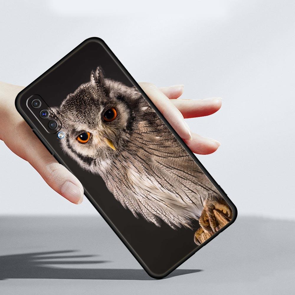 Cartoon Gifts Lovely Owl Case For Samsung A56 A36 A26 A16 A14 A12 A22 A32 5G A34 A42 A52 A54 A50 A70 A72 A40 A20E A04S A06 Cover