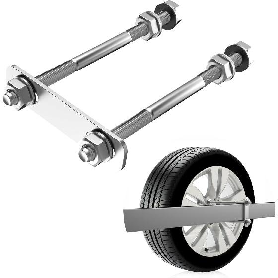 Spare Tire Carrier, 120LBS Weight Capacity Boat Trailer Spare Tire Mount, Universal Upgrade Designed Trailer Spare Tire Holder, Fits 4 & 5 & 6 Lugs