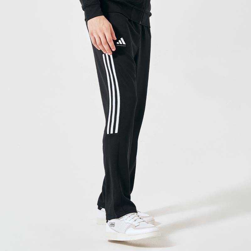 Adidas Taekwondo Stehkragen Reißverschluss Langarmjacke Bequeme Gestreifte Mode Lange Hose Lässiger Sportanzug Unisex Sportanzug TR90JT-BO+TR90PT-BW