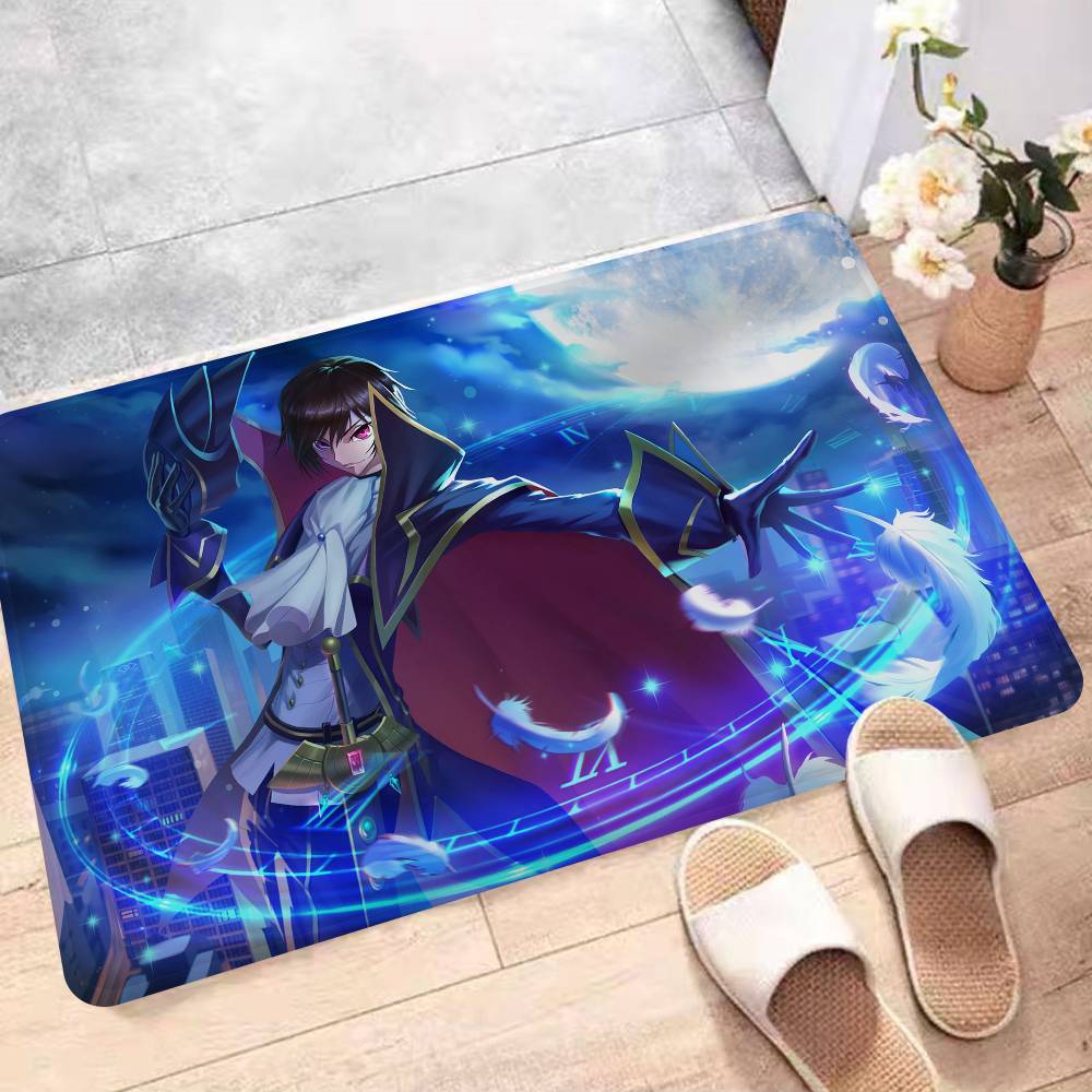 Anime Julius Kingsley Code Geass Floor Mat Cheaper Anti-slip Modern Living Room Balcony Printed Bedside Mats