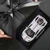 1:32 Scale Lambo LP770-4 Diecast Alloy Model Car Toy, Pull Back Vehicle with Sound and Light for Kids Adults Gift Collection