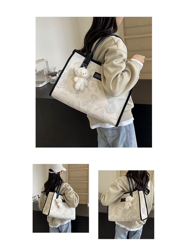 2025 Dámská velkokapacitní taška: Nová ležérní taška přes rameno pro práci a dojíždění studentů