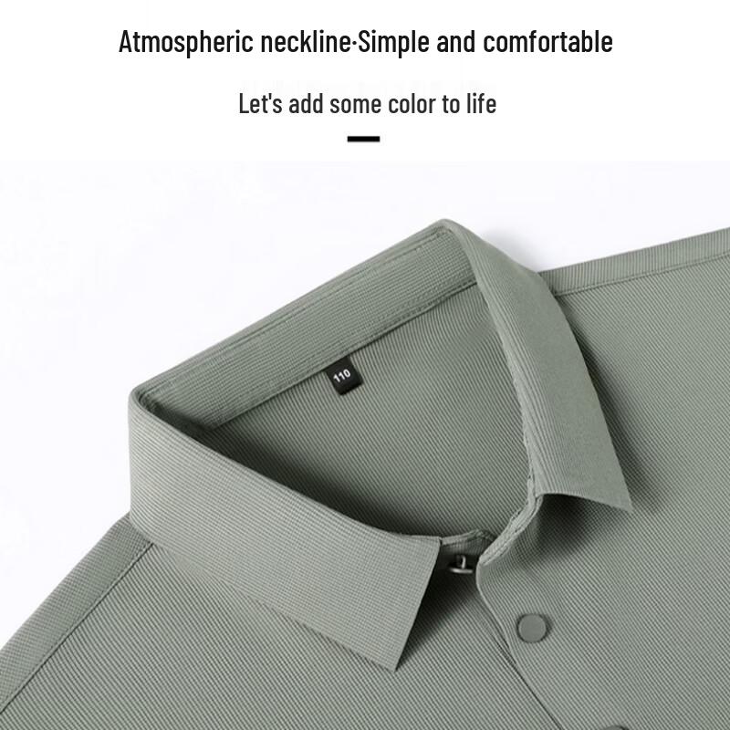 Pierre Cardin Men's Business Casual Long-Sleeve Polo Shirt