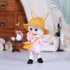 Kindergarten Ob11 Doll Clothes Fisherman Hat Rabbit Bear Ears Obitsu11 School Uniform Handmade Casual Wear BJD Doll Outfit