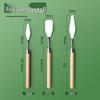 Conjunto Completo de Raspadores para Pastel a Óleo: Ferramentas de Textura de Pigmento com Areia de Quartzo e Paleta Acrílica