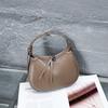 Large-capacity Genuine Leather Crossbody Dumpling Bag Underarm Bag High-end Single-shoulder Crescent-shaped Bag