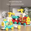 Baby Walker Stroller: Multi-functional Ride-On Steam Train Educational Toy