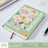 Hand-Painted Floral A5 Notebook - Customizable High-Value Journal with Logo Printing Capability