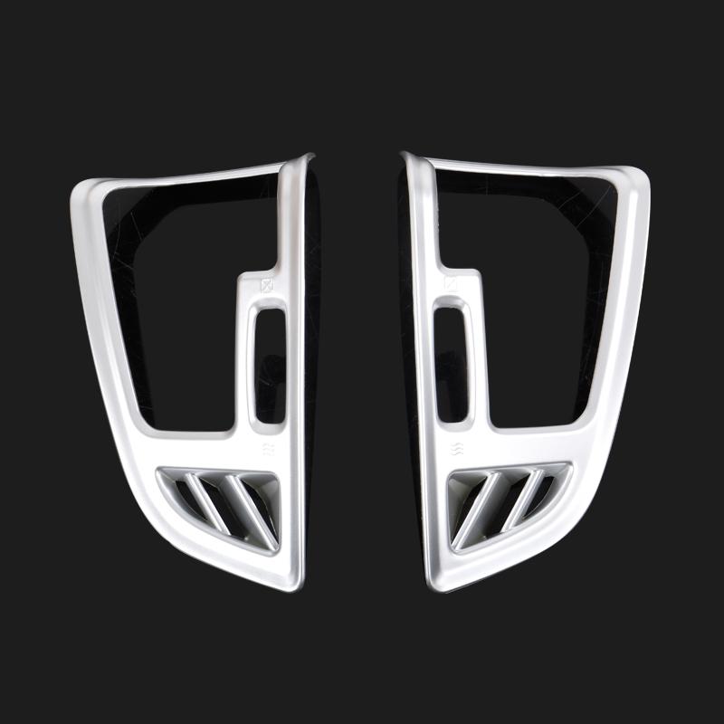 2016 2017 For Ford C-MAX-Car Left And Right Air Outlet Cover Trim-Car Interior Styling Sticker Accessories ABS Matte