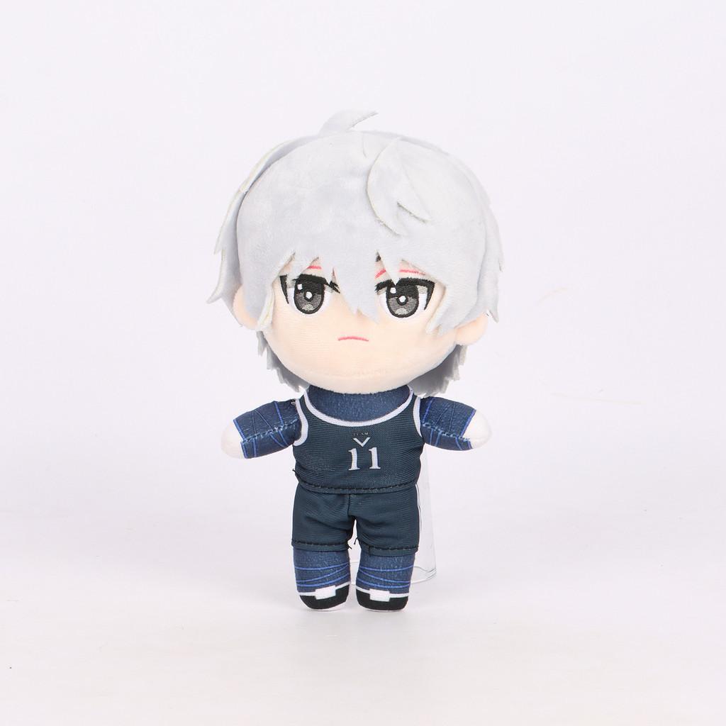 Lock Blue Plush Toy Cute Cartoon Q Edition Girl Birthday Holiday Dolls Gift