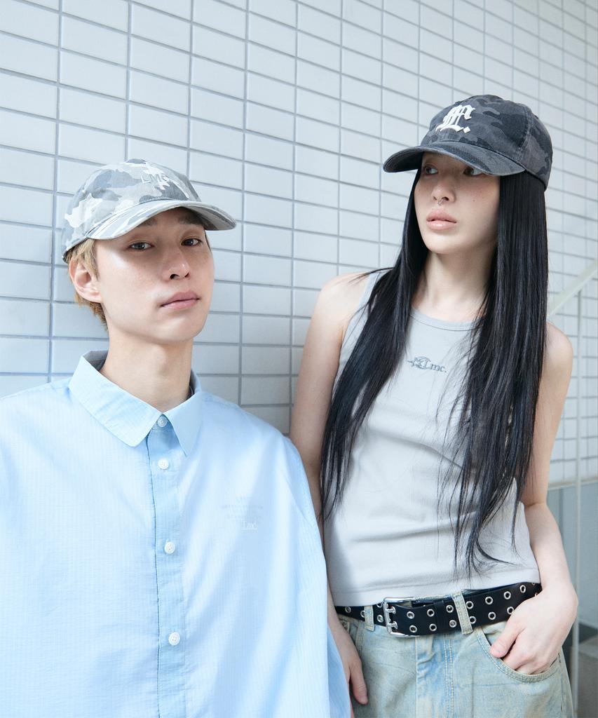 LMC Og Logo 6Panel Cap Gray Camo