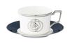 Xícara e Pires Aidan White Bone China (para café e chá), 240cc, T93687/4867-2