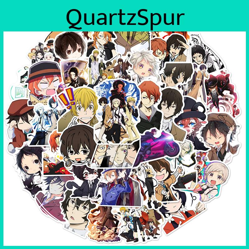 50pcs Bungo Stray Dogs Reusable Wall Stickers Personalized Decoration