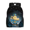 Dog Man Cartoon Teenage Backpack Outdoor Student Business  Daypack for Men Women College Canvas Bags