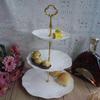 2/3 Layer Cake Stand Fruit Plate Tray Display Cupcake Holder Shelf Stackable Detachable Birthday Party Wedding Dessert Holder