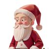 Christmas Santa Claus Ornaments Resin Statue Decors Gifts,Holiday