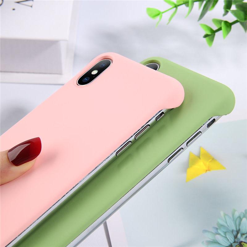 Buy Frameless Candy Color Matte Case For iPhone X XR XS Max 7 8 6 6S ...
