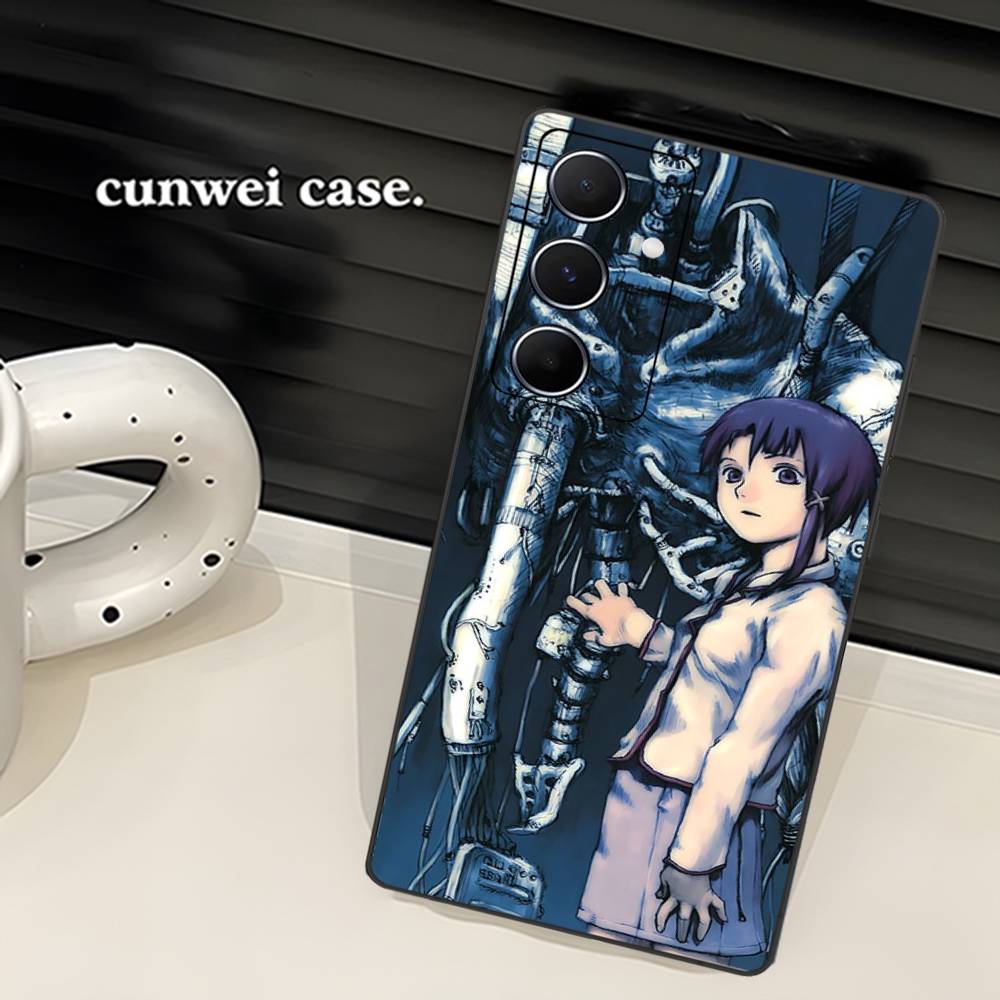 Serial Experiments Lain Cartoon Phone Case For Samsung S 24 Fe 25 Ultra Plus 20 Lite 21 30 22 23 24 22 Ultra 5G Fundas