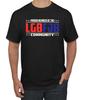 Fier membre de la communauté LGBFJB T-shirt Graphique Hommes Politiques