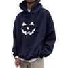 Unisex Casual Fashion Top With Drawstring Hoodie And Printed Sweatshirt
