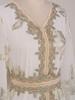 Women's Dubai Evening Long Dress with Hot Stamping - European & American Fashion Muslim Travel Wear
