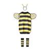 Bee Costumes for Women, Halloween Honey Bee Costume Adult Kids Little Bee Costume, Antennae Headband+Dress+Wings+Leg Warmers