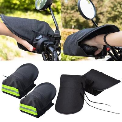 Motorcycles Handlebar Gloves 4 Seasons Windproof Waterproof Motorcycles Mesh Gloves Handle Bar Hand Cover Muffs