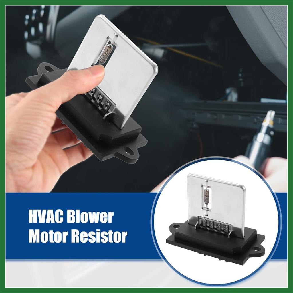 Motoforti HVAC Blower Motor Resistor Replacement Fit for Nissan Cube - Pack of 1 Black Silver Tone White Long-lasting