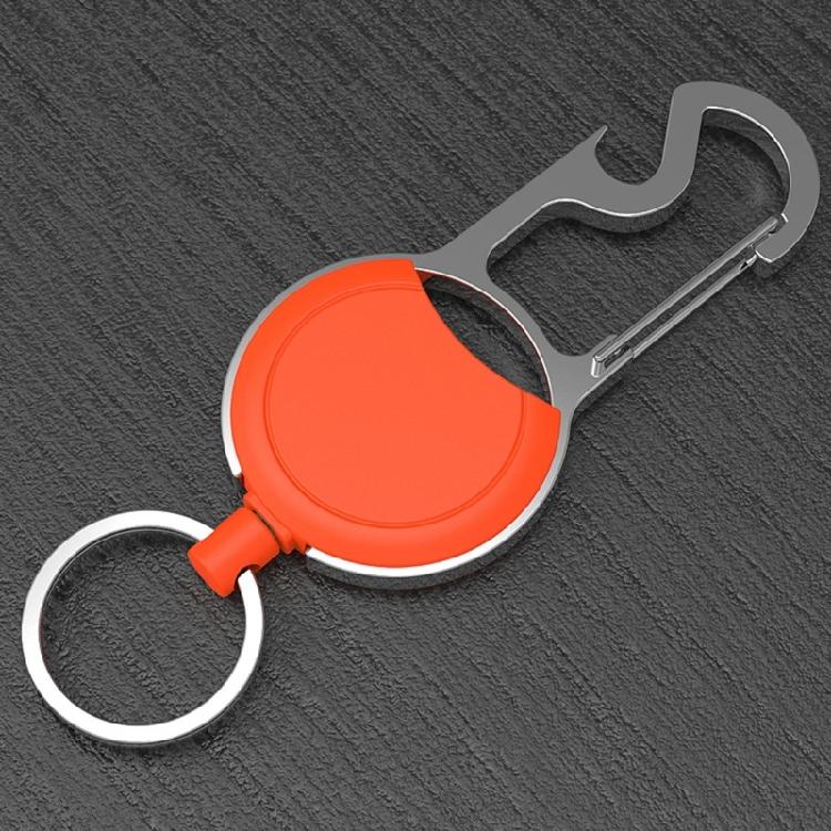 Robuster ausziehbarer Schlüsselanhänger Karabiner Schlüsselanhänger Ausziehbare Ausweishalter