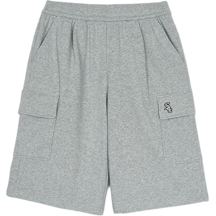 MLB SS25 Cargo Shorts Unisex Heather Gray 3ASPB0453-44MGS M