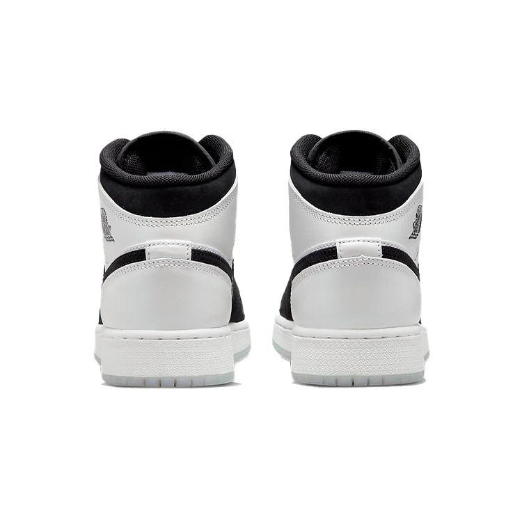 Dětské tenisky Air Jordan 1 Mid SE GS Diamond Bílá Černá Vícebarevná DN4321-100