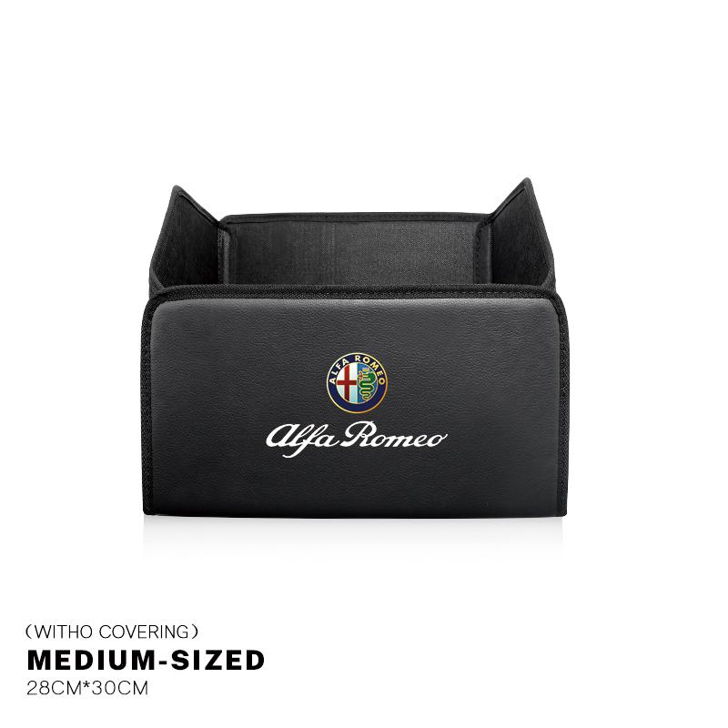 

2026 Hot Sticker Car Storage Bag Organizer Vehicle Foldable Trunk Box For Alfa Romeo Giulia Stelvio Giulietta 156 159 147 Mito T