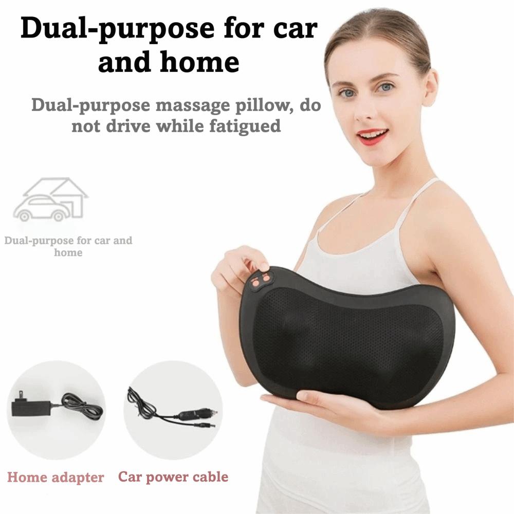 3D Simulation Back Massager Kneading Electric Massage Pillow Device Neck Massage Pillow  Full Body