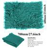 Long Ripple Wrap Newborn Baby Photography Props DIY Blanket Newborn Wraps Photography Mat for Baby Boys and Girls (Deep Green)