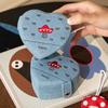 Portable Heart Shape Jewelry Organizers Travel Jewelry Case With Multi Compartment For Earrings Necklaces Rings