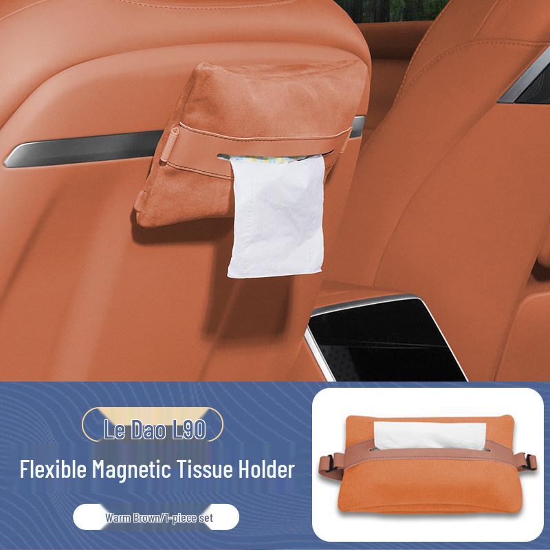 

Compatible Magnetic Suction & Non-Suction Center Console for Lando L90/L60 - Car Interior Tissue Box Holder