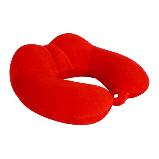 U-Shaped Pillow with Removable Cover, Neck Support Pillow for Travel Office Home, Lumbar Nap Cushion, Leg Lift Cushion, Cervical Relief Headrest
