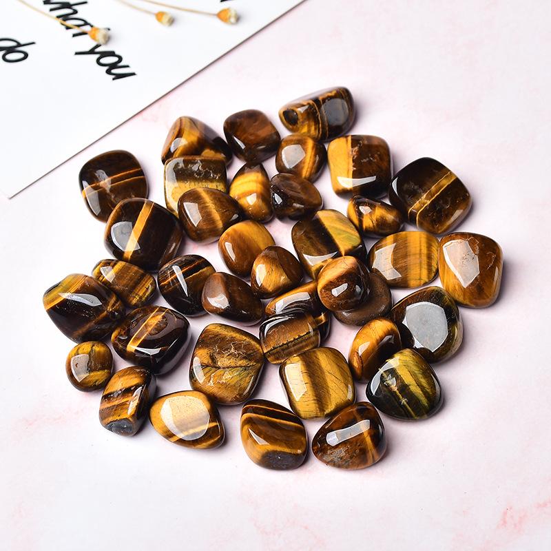 

Natural East Sea Tiger Eye Crystal Gravel for Landscaping and Fish Tanks 3-5mm